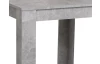 Jídelní set (3 díly) Duo, šedý beton/šedá ekokůže
