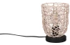 Stolní lampa Lovis, ratan