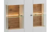 Set 2 ks lišta s LED světelným páskem (40 cm) barva světla teplá bílá