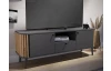 TV skříňka Pure, 138 cm, tmavě šedá/dub artisan