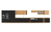 Dolní kuchyňský regál Modena, 30 cm, dub artisan