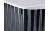 Úložný box s víkem 60x35 cm, černý, recyklovaný plast