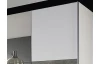 Šatní skříň Prenzlau, 218 cm, bílá/šedý beton