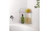 Stojací/závěsný rohový regál Reflex Luxy 2, chrometherm
