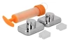 Závěsný rohový regál Reflex Luxy 2, chrometherm