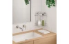 Závěsný rohový regál Reflex Luxy 2, chrometherm