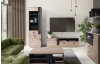 TV skříňka Ancona, 155 cm, dub estana/antracit