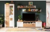TV skříňka Matera, 209 cm, starý dub/bílá