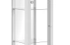 Vitrína se zrcadlem Elba, 33 cm, bílá