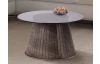Kulatý konferenční stolek Foggia, 60 cm, dub