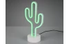 Stolní LED lampa Kaktus, bílá