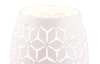 Stolní lampa Bidar 21 cm, bílý kov/dřevo
