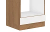 Kuchyňská skříňka pro vestavnou troubu Vigo, dub lancelot/bílý lesk, 60 cm