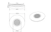 Stropní LED osvětlení Maia, s bluetooth reproduktorem