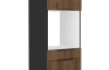 Vysoká skříň pro vestavnou troubu Monza, 60 cm, ořech/černá