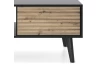 Konferenční stolek se zásuvkami Willow, černý/dub artisan