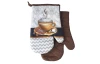 Kuchyňské rukavice (2 ks) Cappuccino, hnědá