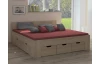 Postel Astral 140x200 cm, dub sonoma