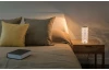Stolní LED lampa Gixi 21 cm, imitace křišťálů