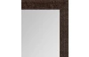 Nástěnné zrcadlo Glamour 40x80 cm, hnědá struktura