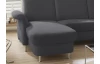 Sedací souprava Joker, tvar U, šedá látka, bez funkcí
