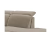 Rohová sedačka Glow, taupe látka, pravý roh