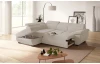 Rohová sedací souprava Speedway, béžová látka, levý roh