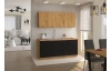 Přední panel na vestavnou kuchyňskou myčku Modena, 60 cm, dub artisan