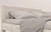 Rohová postel se zástěnou vpravo Fava P 180x200 cm, bělený buk