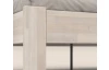 Rohová postel se zástěnou vpravo Fava P 180x200 cm, bělený buk