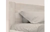 Rohová postel se zástěnou vpravo Fava P 180x200 cm, bělený buk
