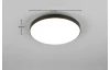 Stropní LED osvětlení Spica 27 cm, černé