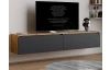 Závěsná TV skříňka Asko Living, 180 cm, dub artisan/antracit