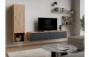 Závěsná TV skříňka Asko Living, 180 cm, dub artisan/antracit