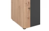 Skříňka se zásuvkou Santio 125 cm, dub artisan/antracit