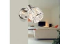 Nástěnná lampa Kris, skleněný křišťál