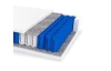 Postel boxspring Fresco 180x200 cm, červená látka