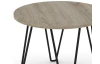 Kulatý konferenční/odkládací stolek Prado 50 cm, dub sonoma