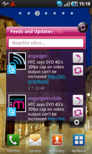 feeds and updates