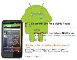android crying DesireHD del