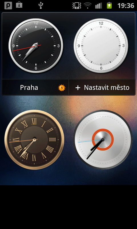 widgets clocks