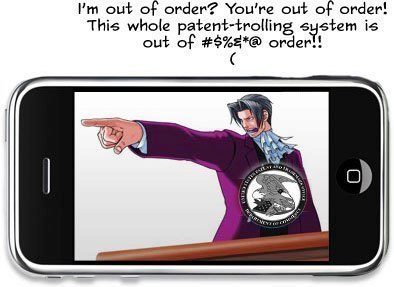 patent troll sues apple