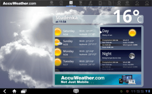 lenovo ideapad k1 accuweather