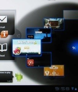 ThinkPad Tablet app wheel