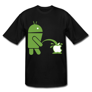 Tshirt Android VS Apple