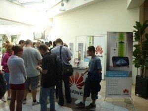 Stánek Huawei Android RoadShow 2012 Praha