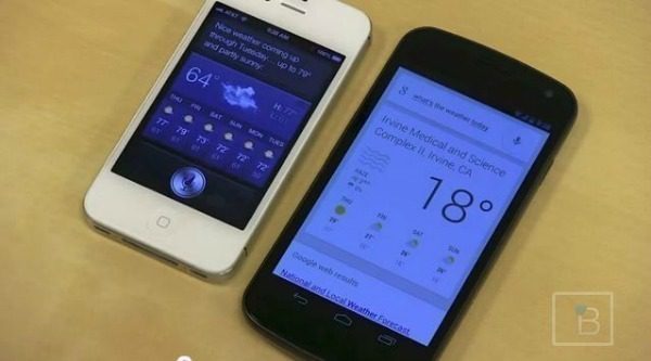 Google Voice Search vs. Siri