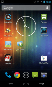 Nexus 4 homepage
