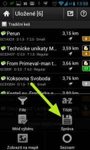Menu-Správa