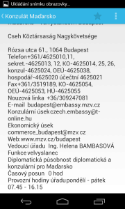Poznámky ke kontaktu v aplikaci Lidé